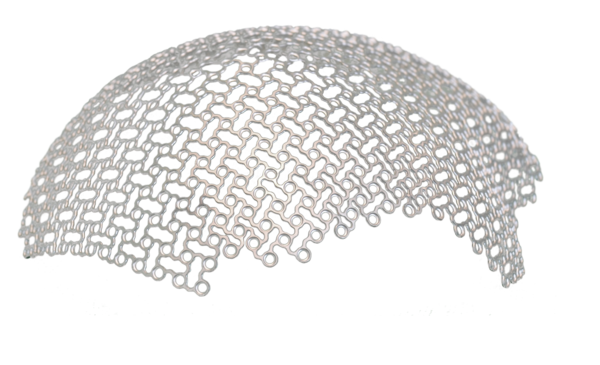 Silver 3D mesh